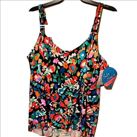 Say What? Tops - Say What? Pink and Red Fitted Tank Top